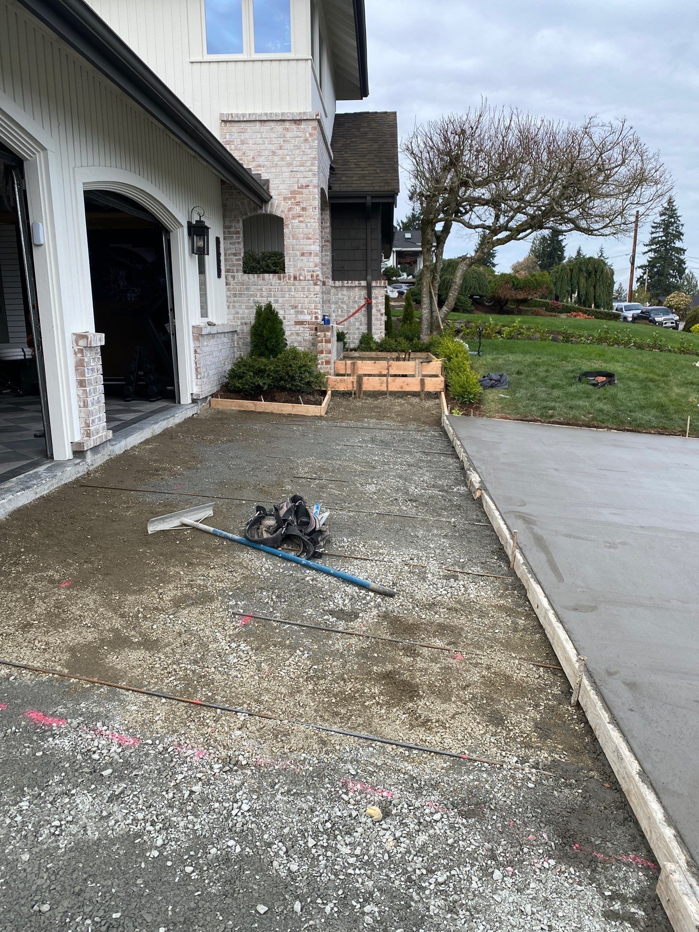 John | Stamped Concrete Driveway Makeover by Jireh Asphalt & Concrete Inc 