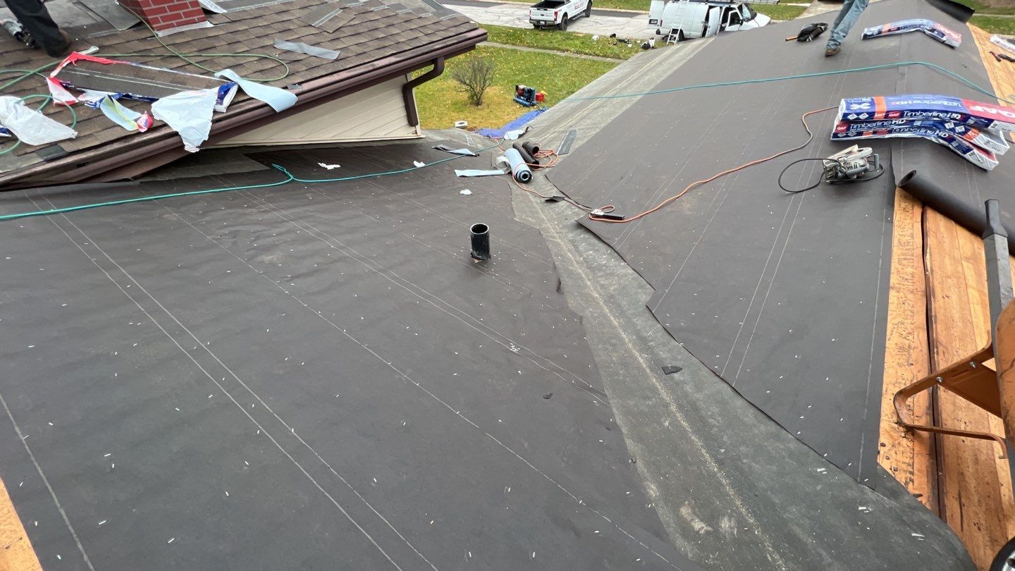 Residential Roofing Installation using GAF Timberline HDZ by Pro Home Services Inc