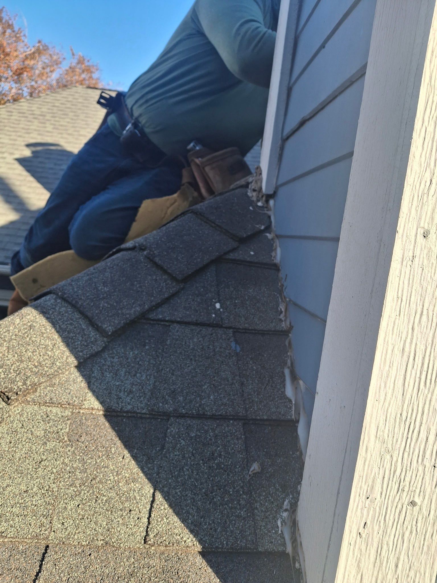 Chimney Rebuild by Joe Hall Roofing Inc