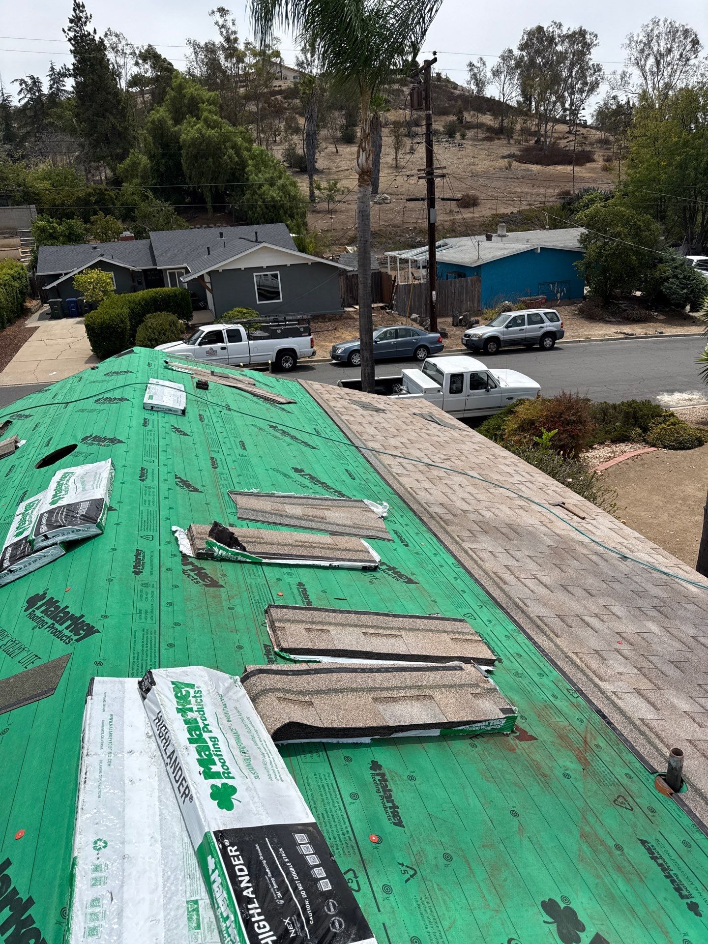 Comprehensive Roof Replacement and Wood Repair for Poway Residence by Reliable Roofing San Diego Inc.