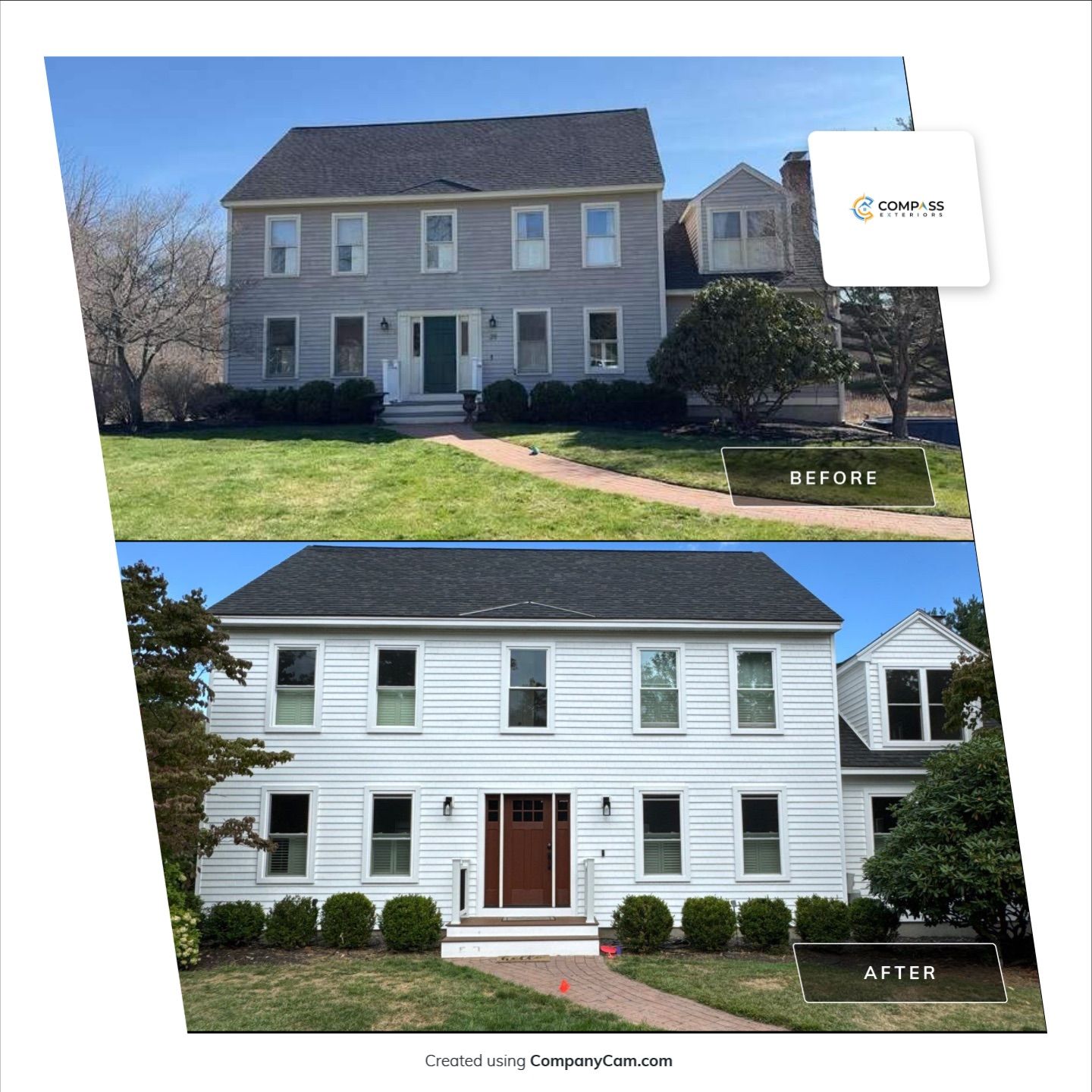 Complete Exterior Renovation in Stratham, NH | Compass Exteriors by Compass exteriors