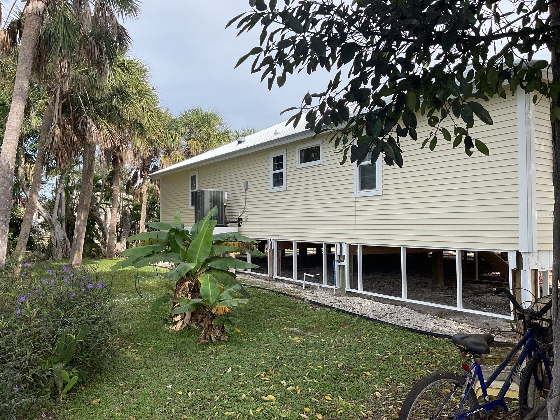 White K-Style Gutters for Beach Homes in Sanibel FL by Gutter Professors