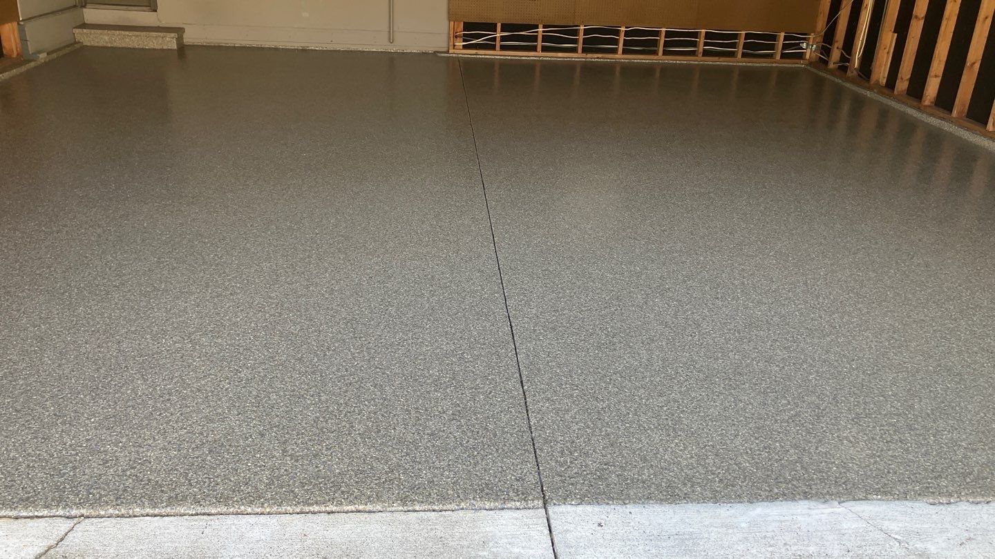 Garage Floor Coating in Elkhart! by Innovative Spaces / Innovative Concrete Coatings