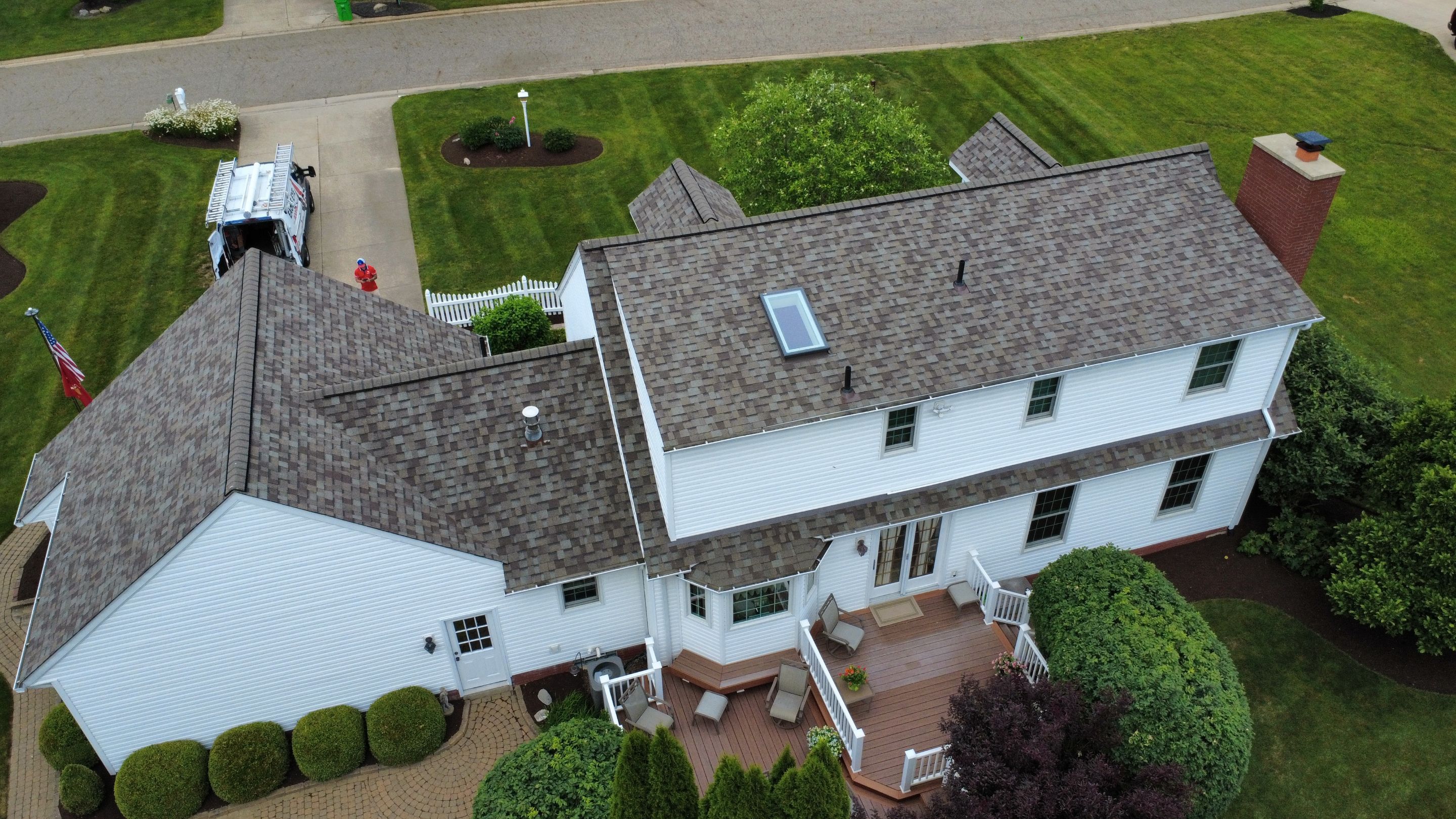 Owens Corning, Color Driftwood, Drip Edge, Color, White by Eagle Eye Roofing
