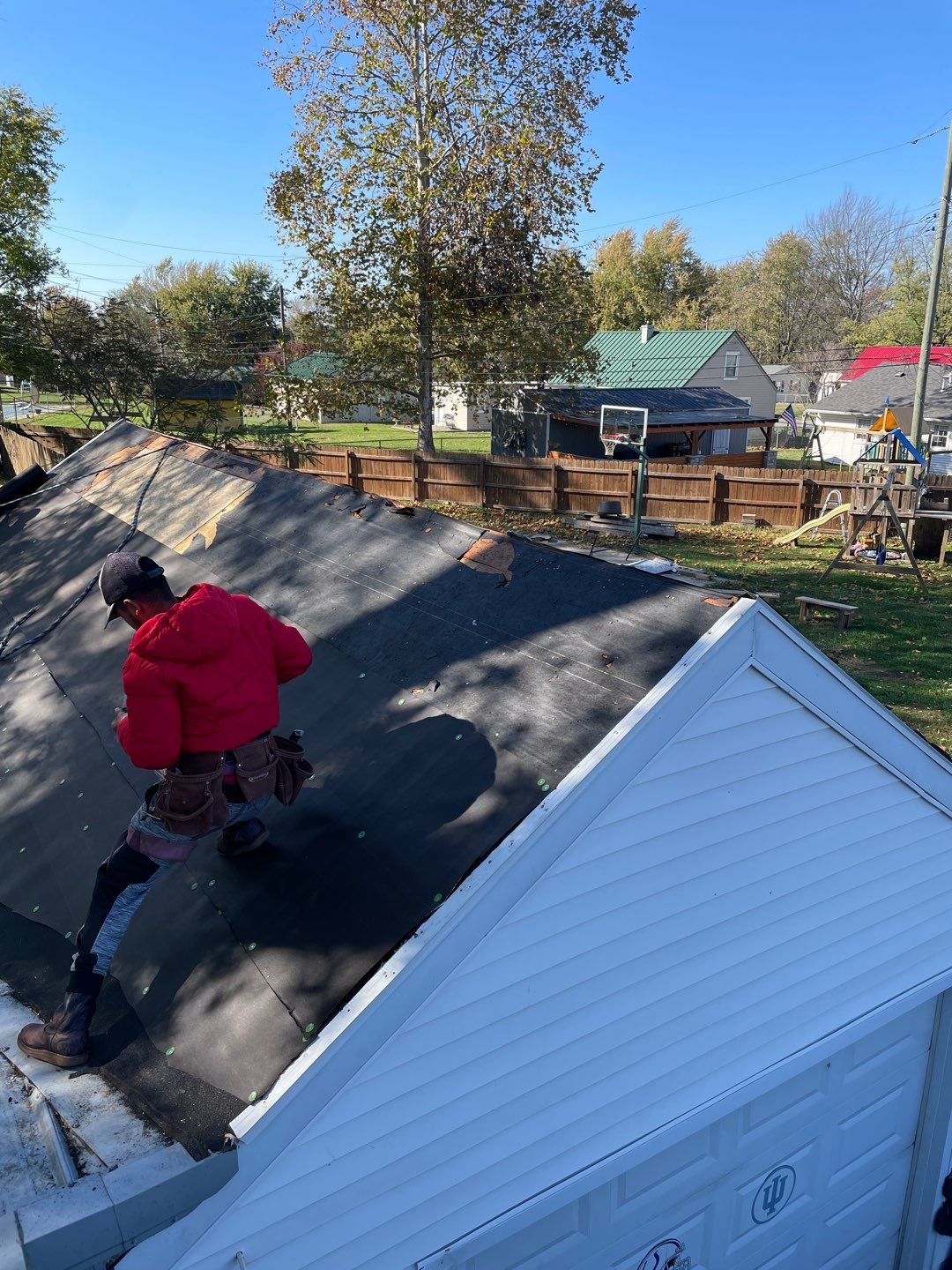 Residential Roofing Installation using Tamko Titan and aluminum siding repair by Storm Contracting 