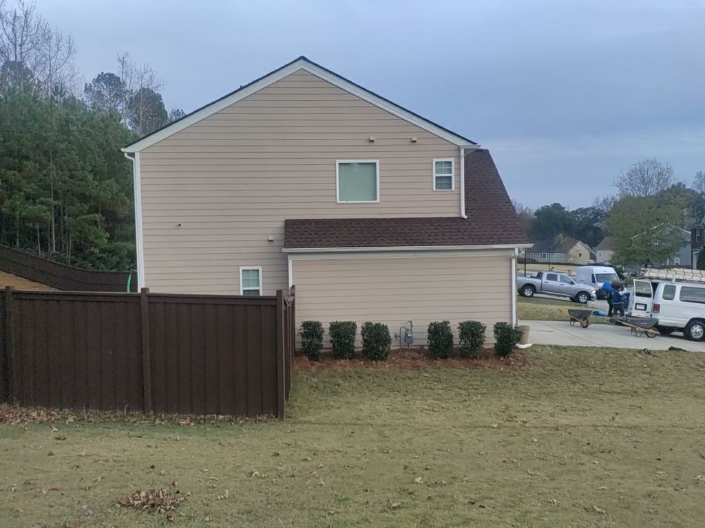 Residential Roofing Installation using Timberline HDZ Hickory  by Inspector Roofing and Restoration