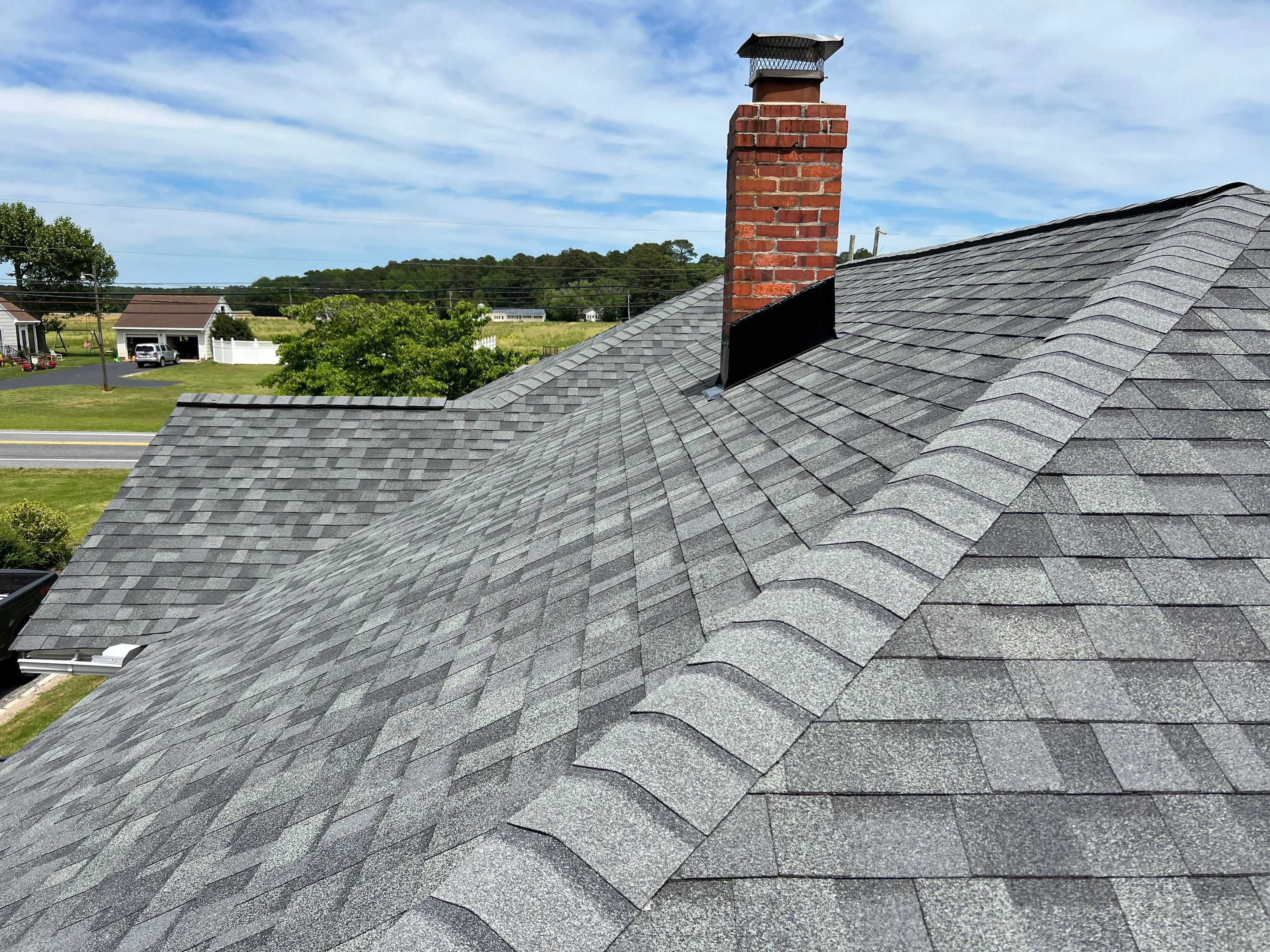 Full Roof Replacement and Plywood Decking Installation in Snow Hill by First Chesapeake Roofing