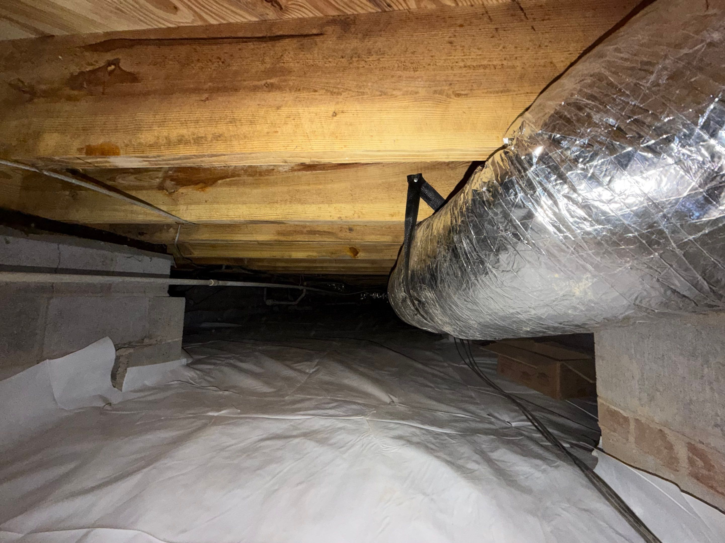 Project in Smithfield by Patriot Crawl Space Repairs