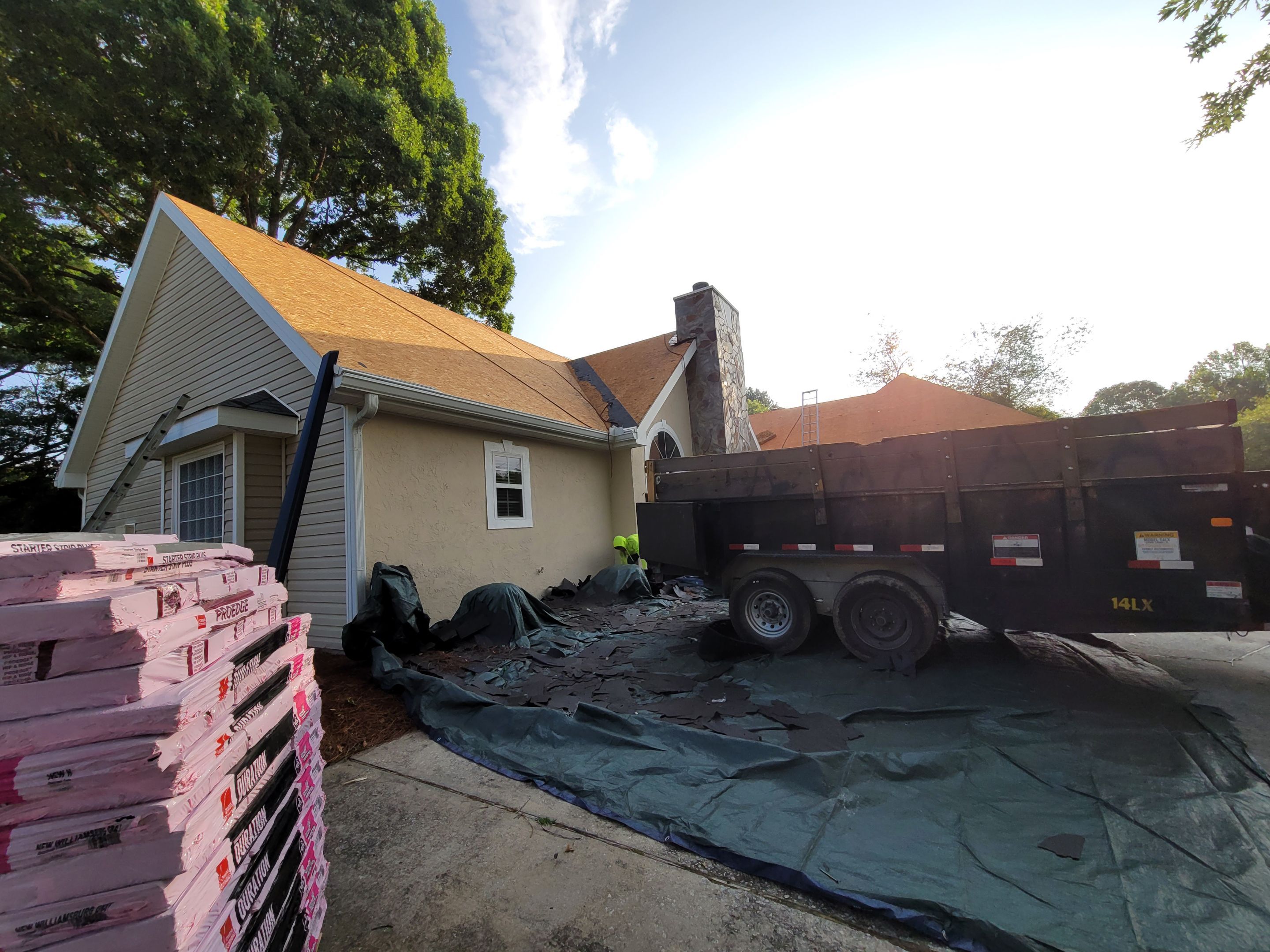 Residential Roofing Installation using Owens Corning by Inspector Roofing and Restoration