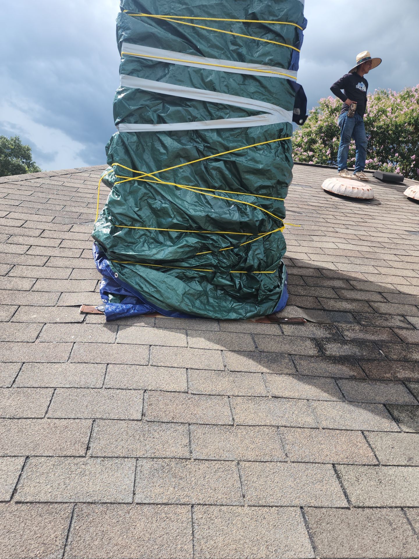Residential Roofing Installation using Owen's Corning Duration (Lifetime) Shingles by Roof Repair Company