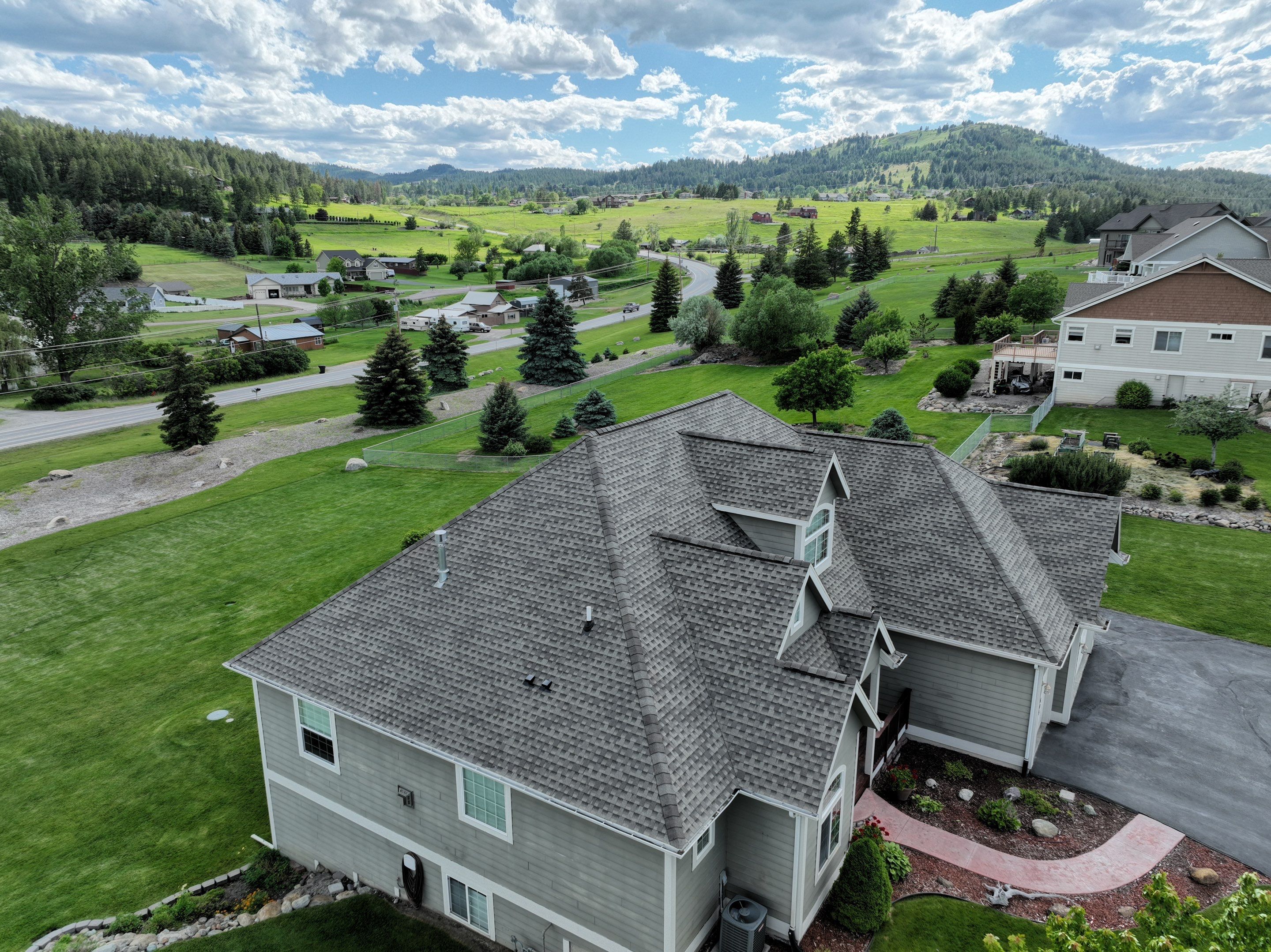 GAF Timberline HDZ - Weathered Wood by Montana Roofing Solutions