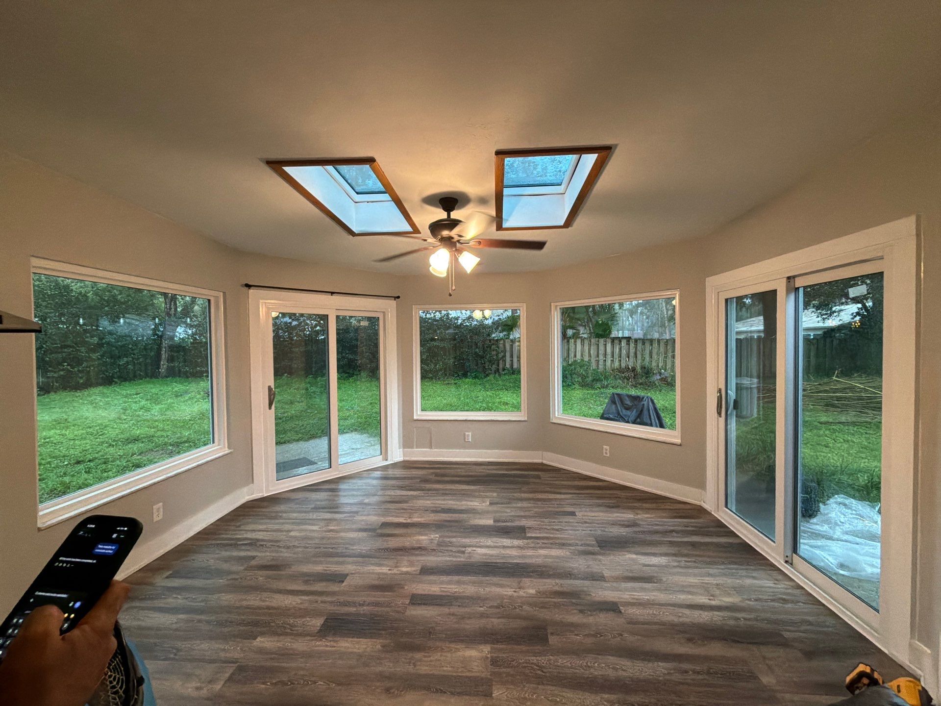 Sunroom Window and Door Installation with Skylights in Gainesville by Windows & Doors Store