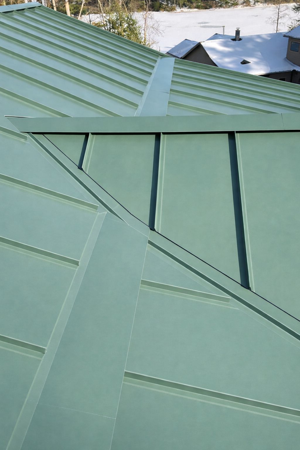 ABSeam Metal Roof by Esh Builders