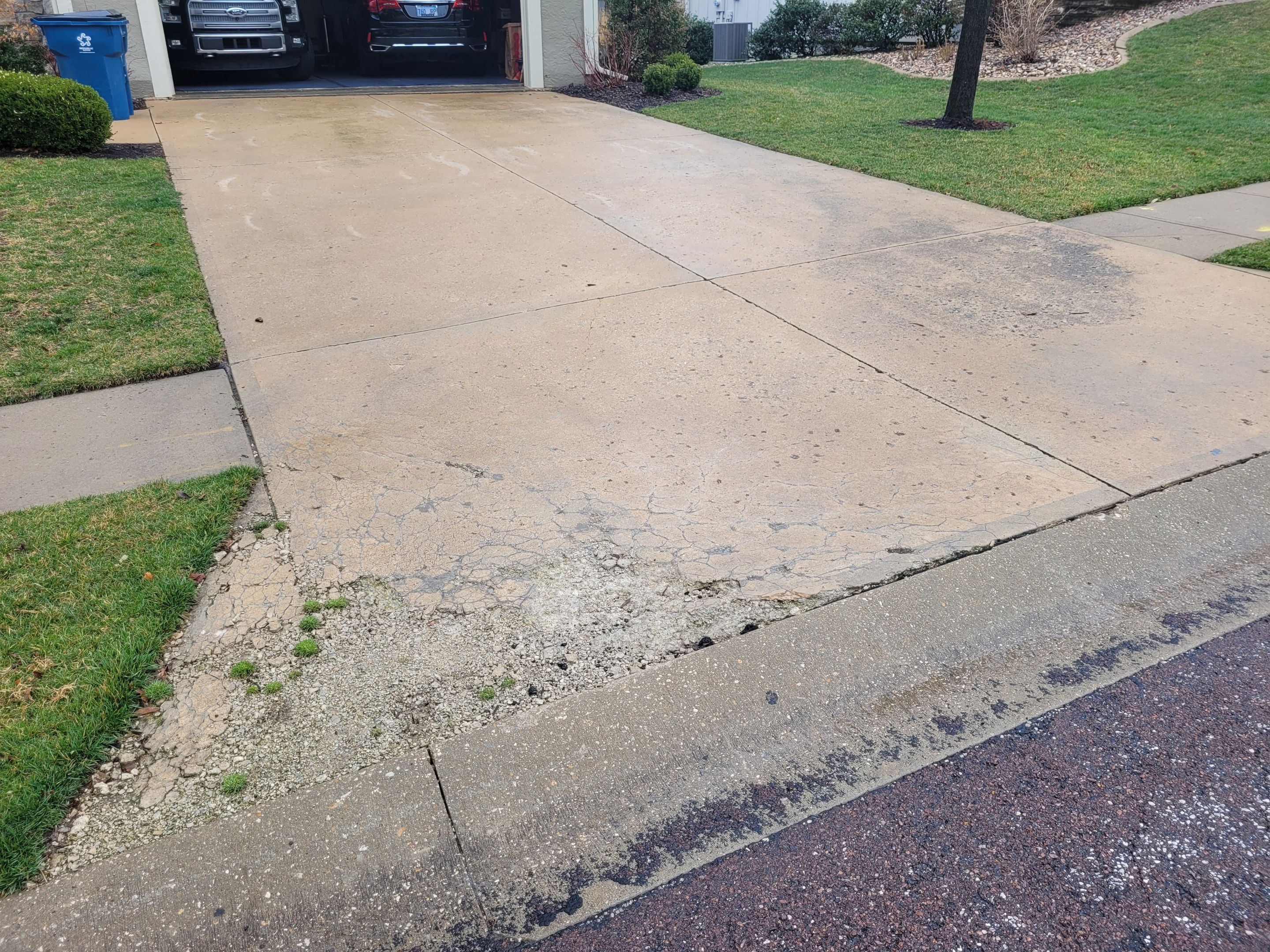 New Driveway and Sidewalk by LAND ESCAPES LLC