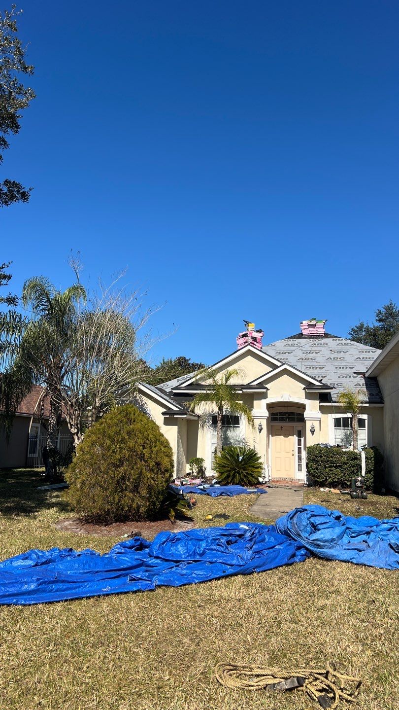 Residential Roofing Installation using Owens Corning TruDefinition Duration Shingles by Galaxy Builders, Inc.