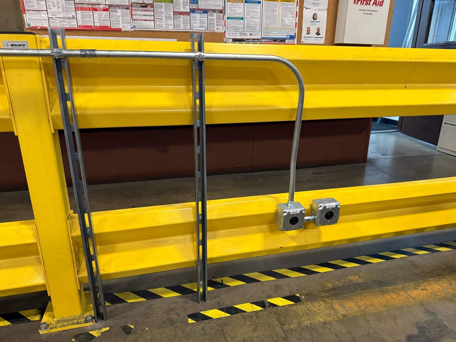 Forklift Charging Stations & LED Lighting Upgrade – Chemical Storage Facility, Santa Fe Springs, CA by Ring and Ping Inc.