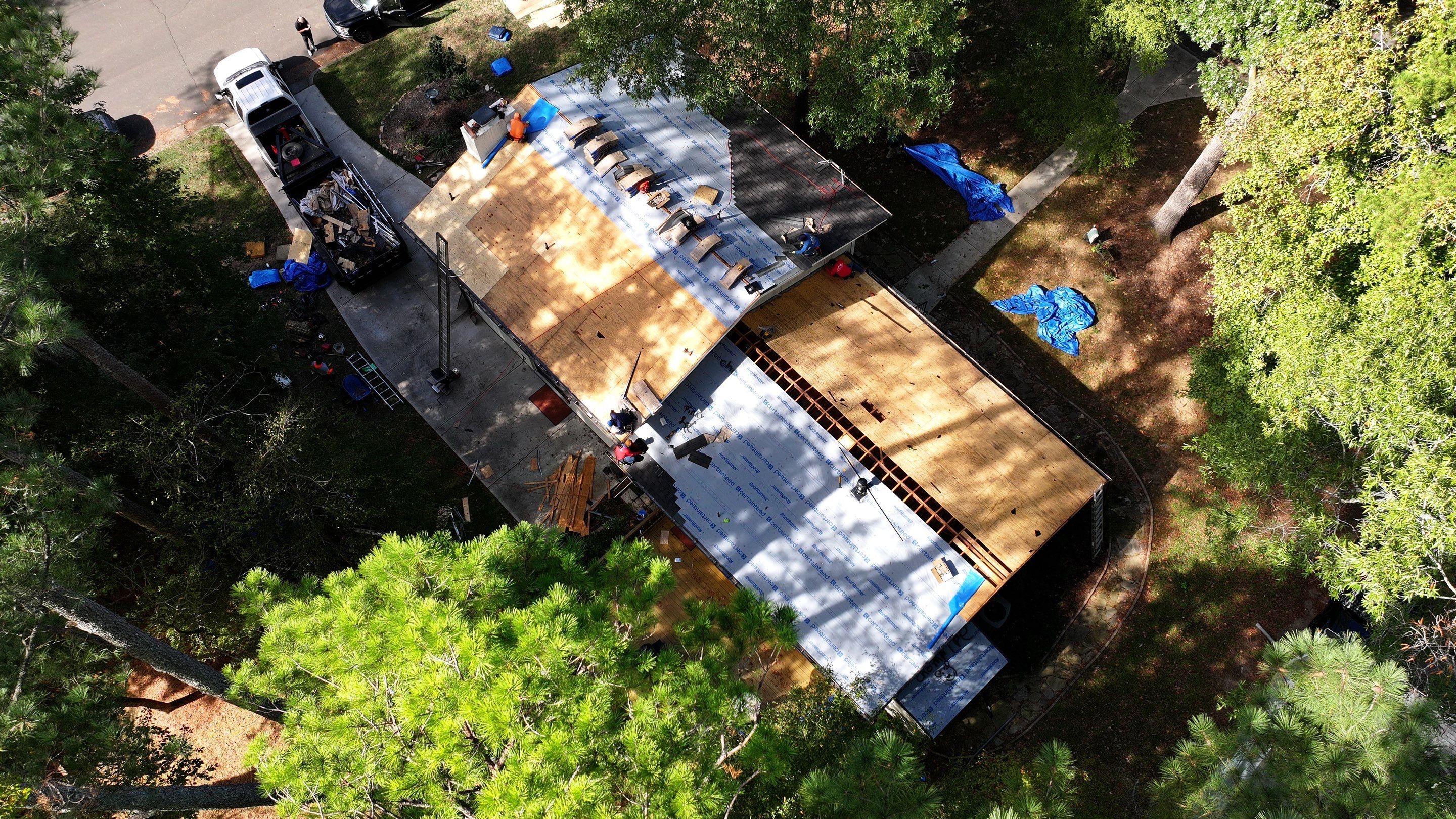 Project in Chapel Hill - Certainteed Landmark Pro Espresso by Pro Performance Roofing