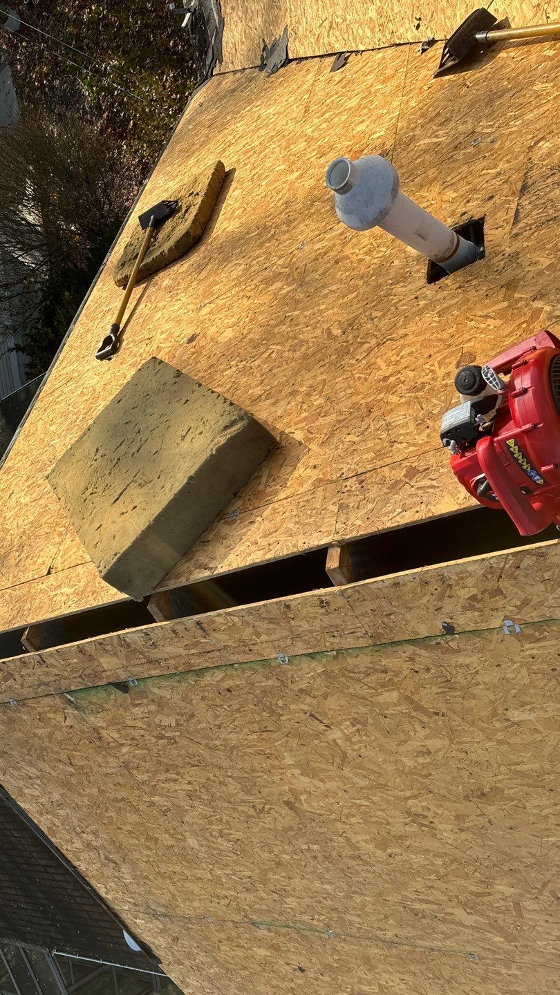 Roof Replacement using CertainTeed Landmark Moire Black by 180 Contractors