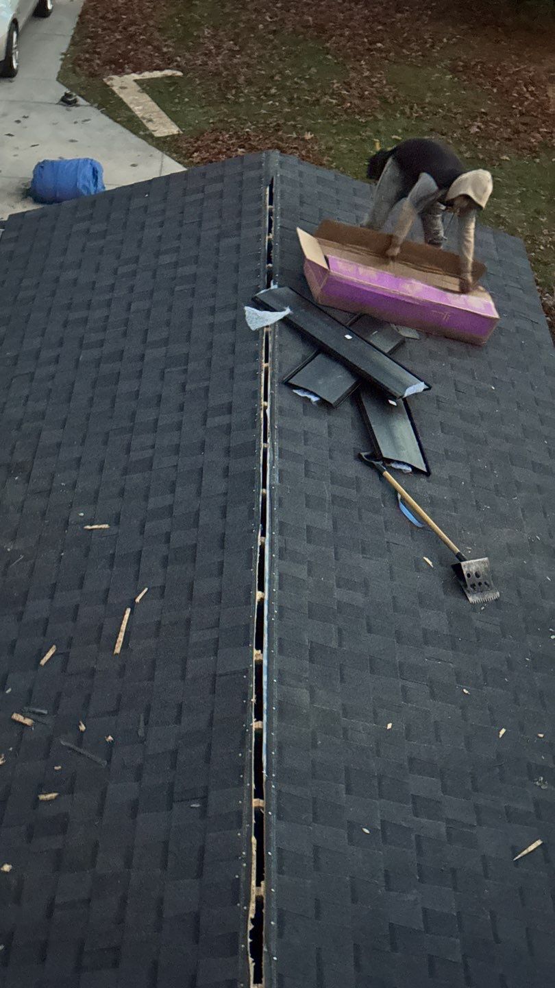 Roof Replacement using CertainTeed Landmark Moire Black by 180 Contractors