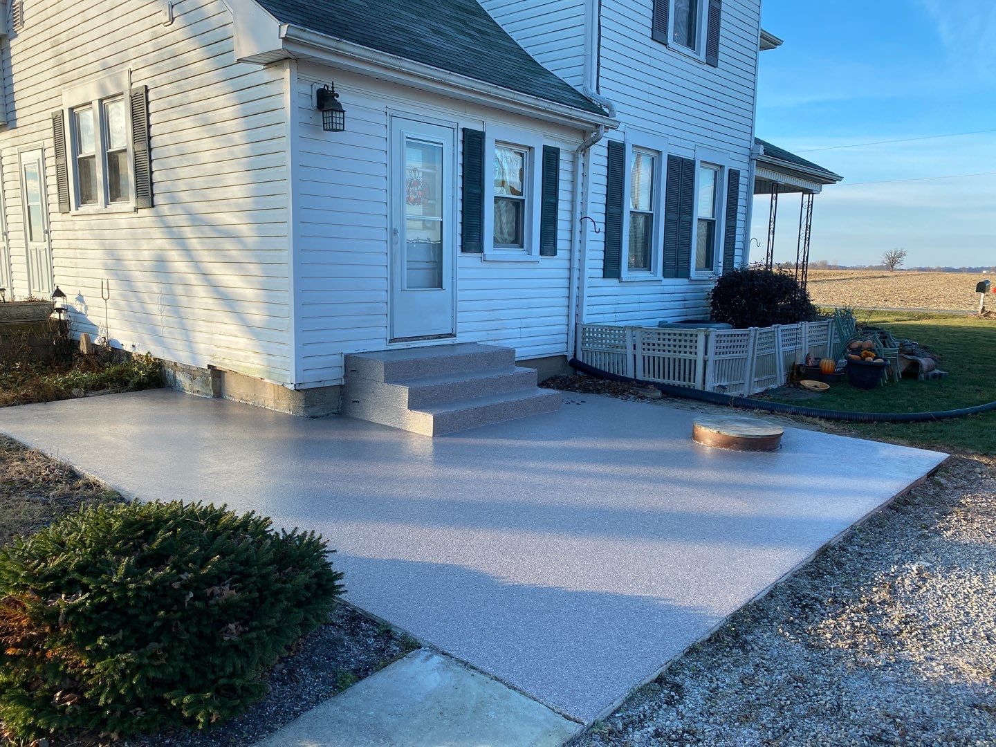 Patio Repair using Fieldstone by Your1DayFloor.com