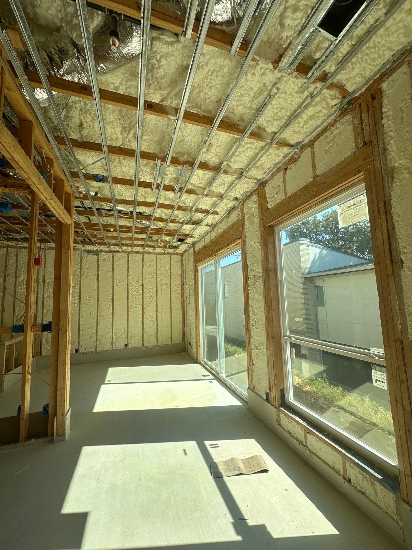 🏢 Full Foam Envelope on This Dallas Multi-Family Build by Apex Insulation Solutions