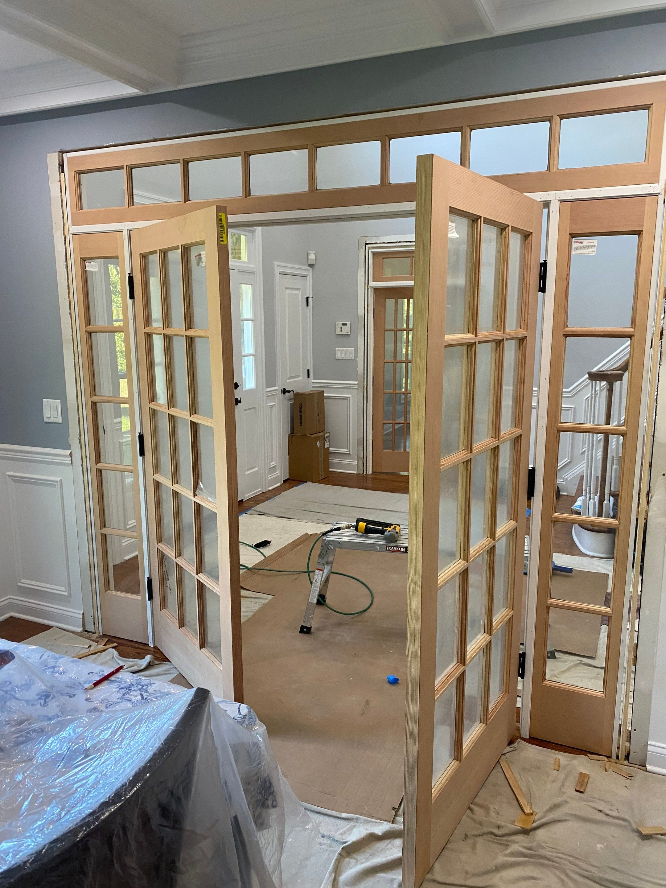 Door Installation using Wood by Home Concepts Construction
