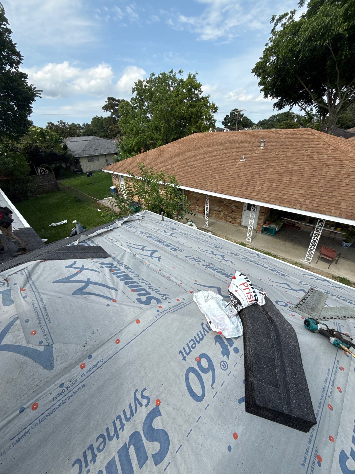Project in Terrytown by Robertson Roofing & Siding Inc