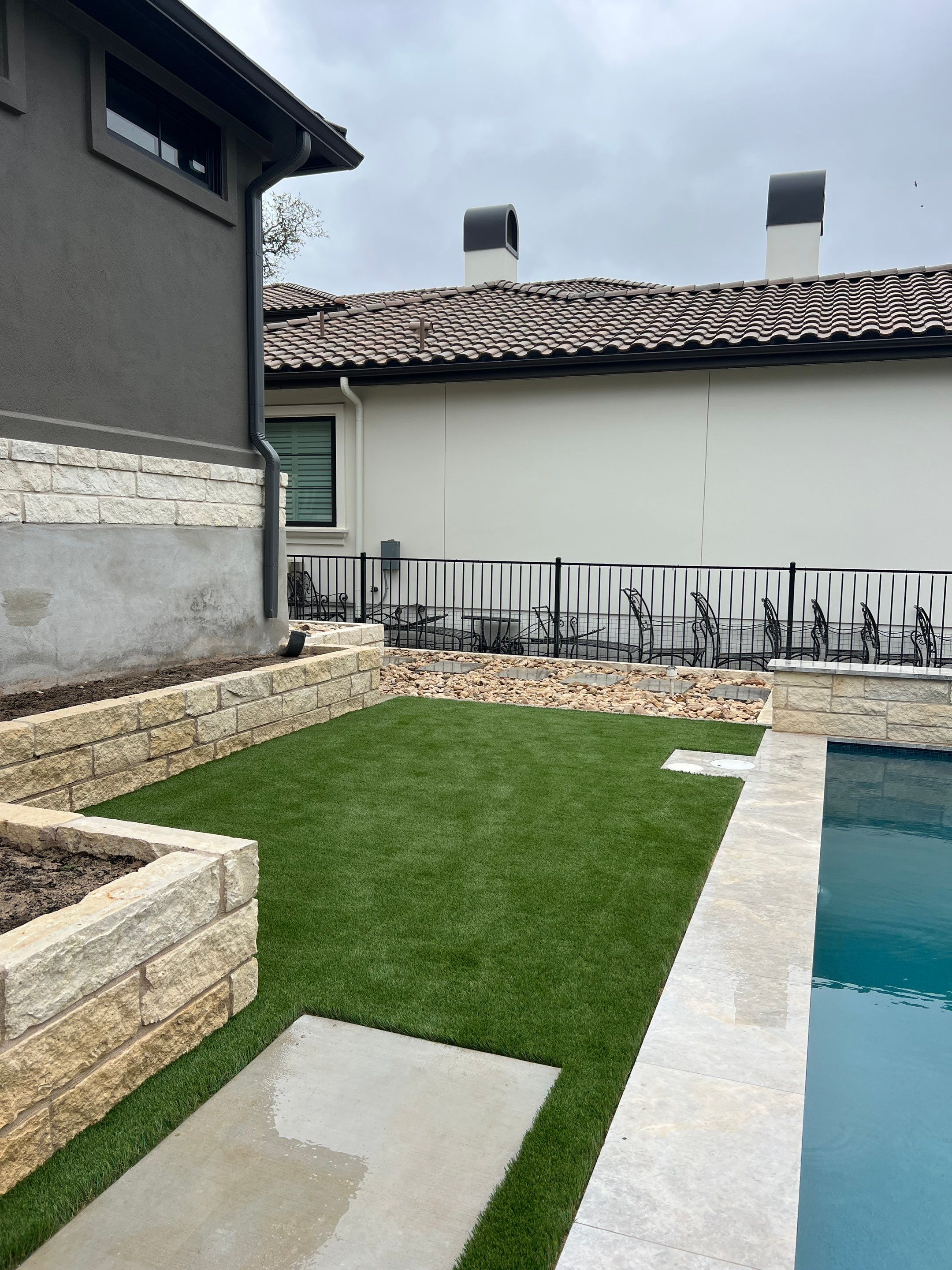 Synthetic Turf Installation using Kora Pro by Turf Concepts