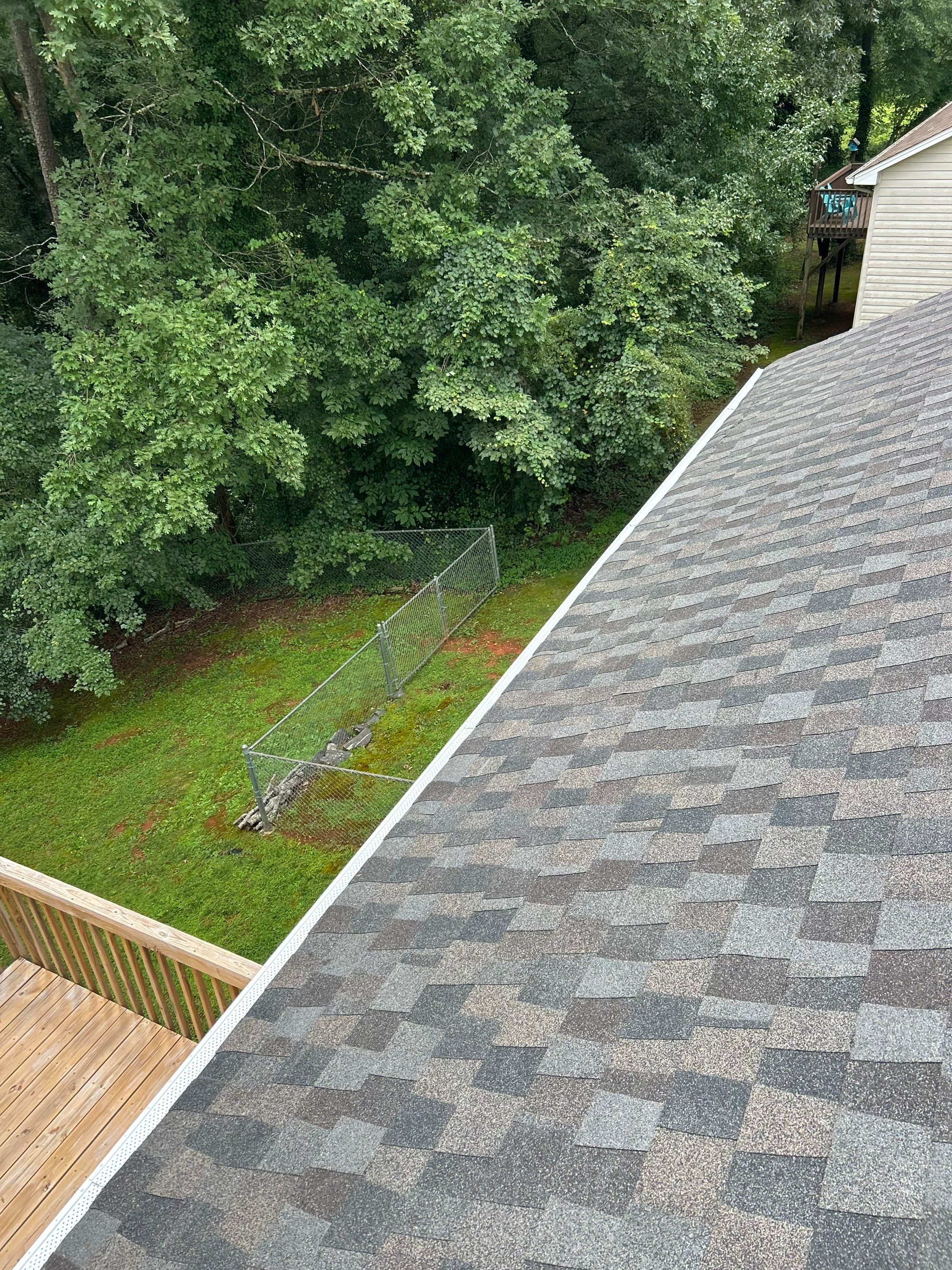 5" Low Gloss White Gutters and new Trim at Peaks by Peak 2 Peak Services LLC