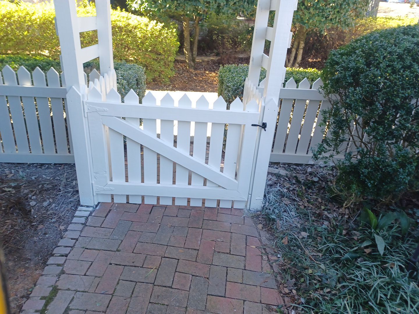 Montcrest - Fence by Pillar and Pine