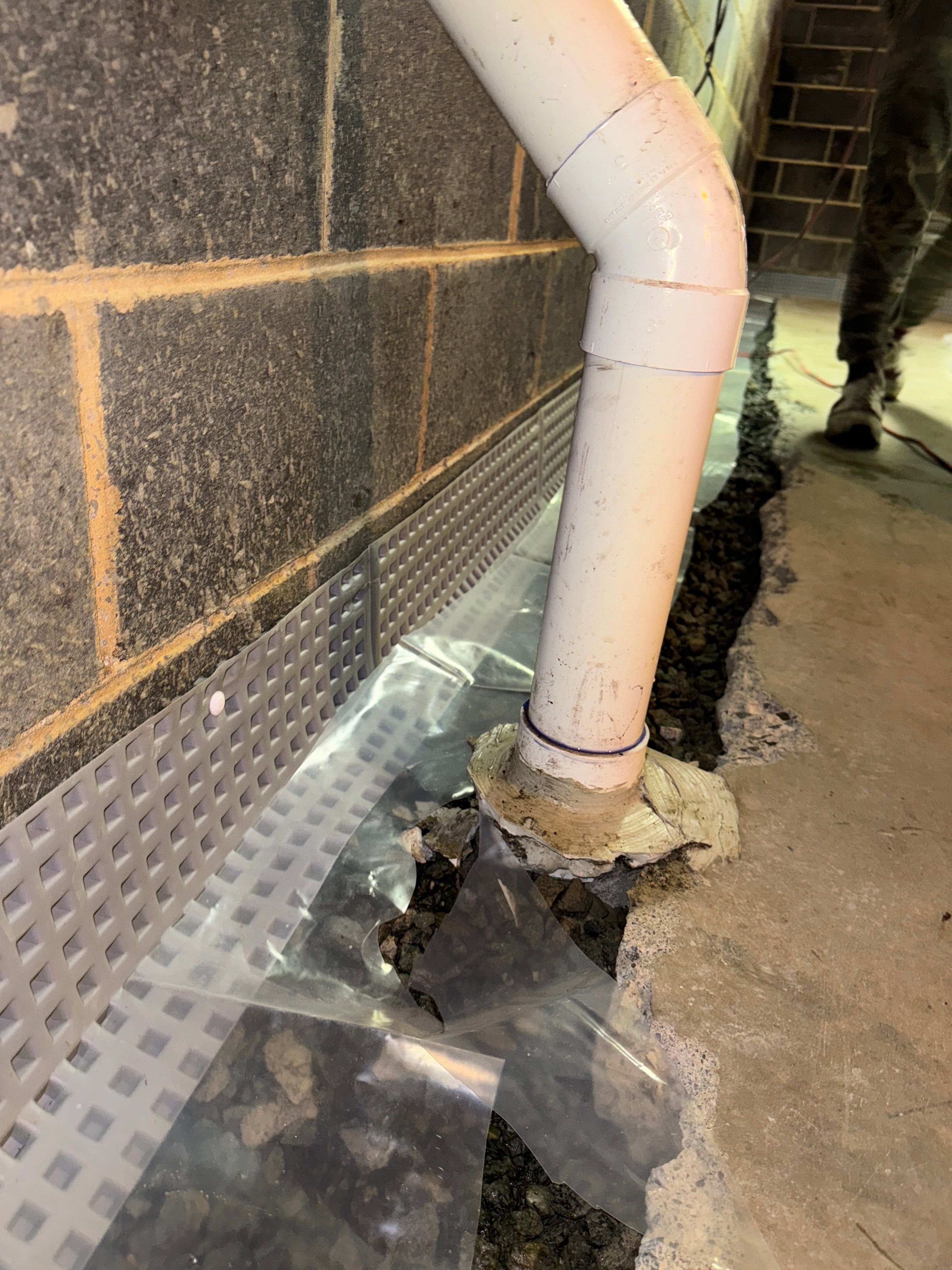 Interior French Drain in Bernardsville NJ by Pure Service Pro, LLC 