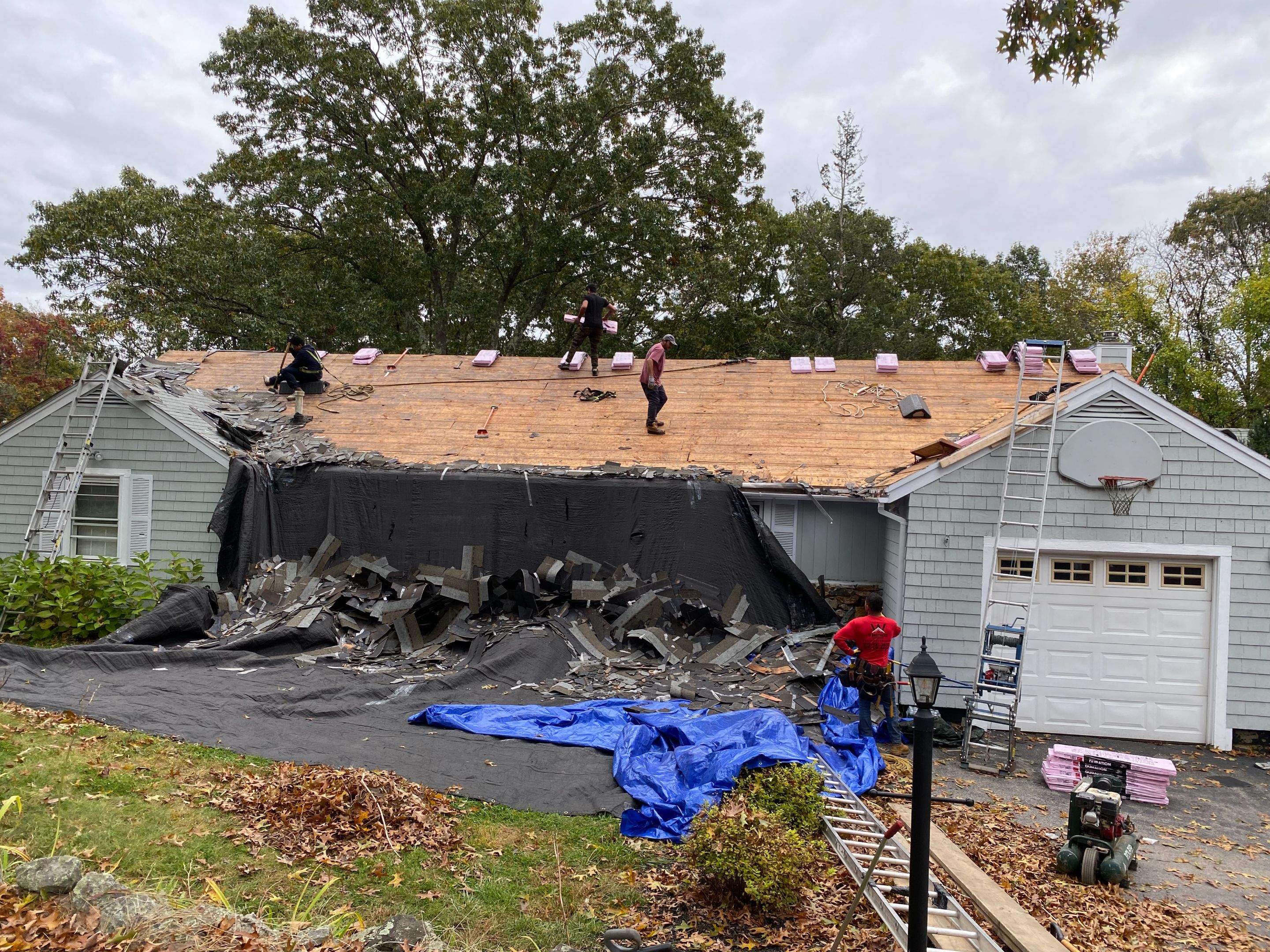 Roof Replacement + New Gutters & Guards — Chelmsford, MA by Mighty Dog Roofing of Greater Middlesex County