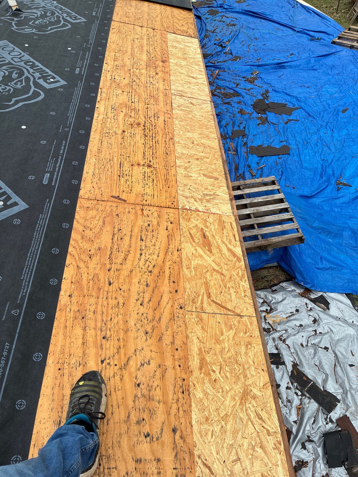 Roof replacement by In & Out Construction & Remodeling, LLC
