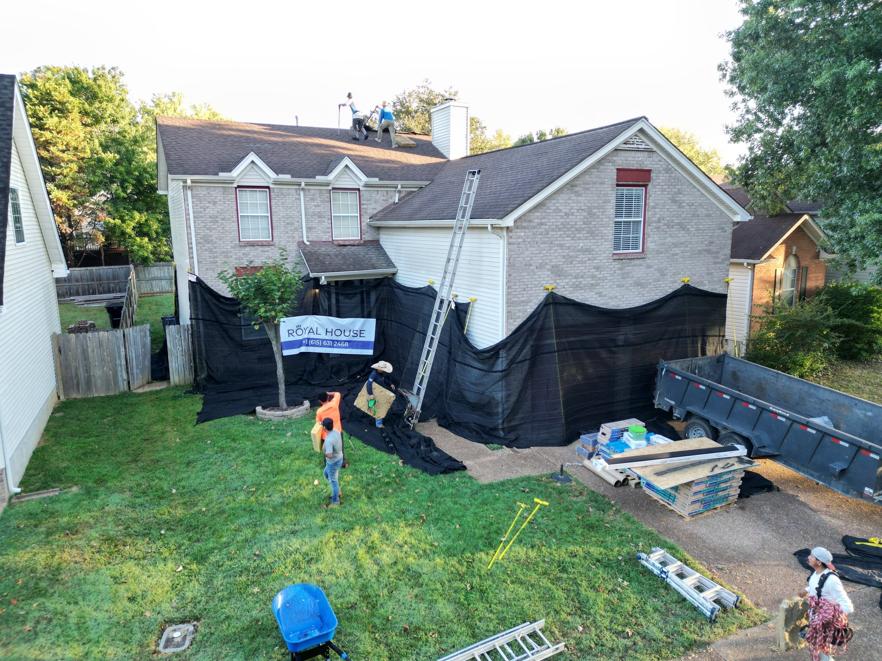 Moire Black Re-Roof by Royal House LLC
