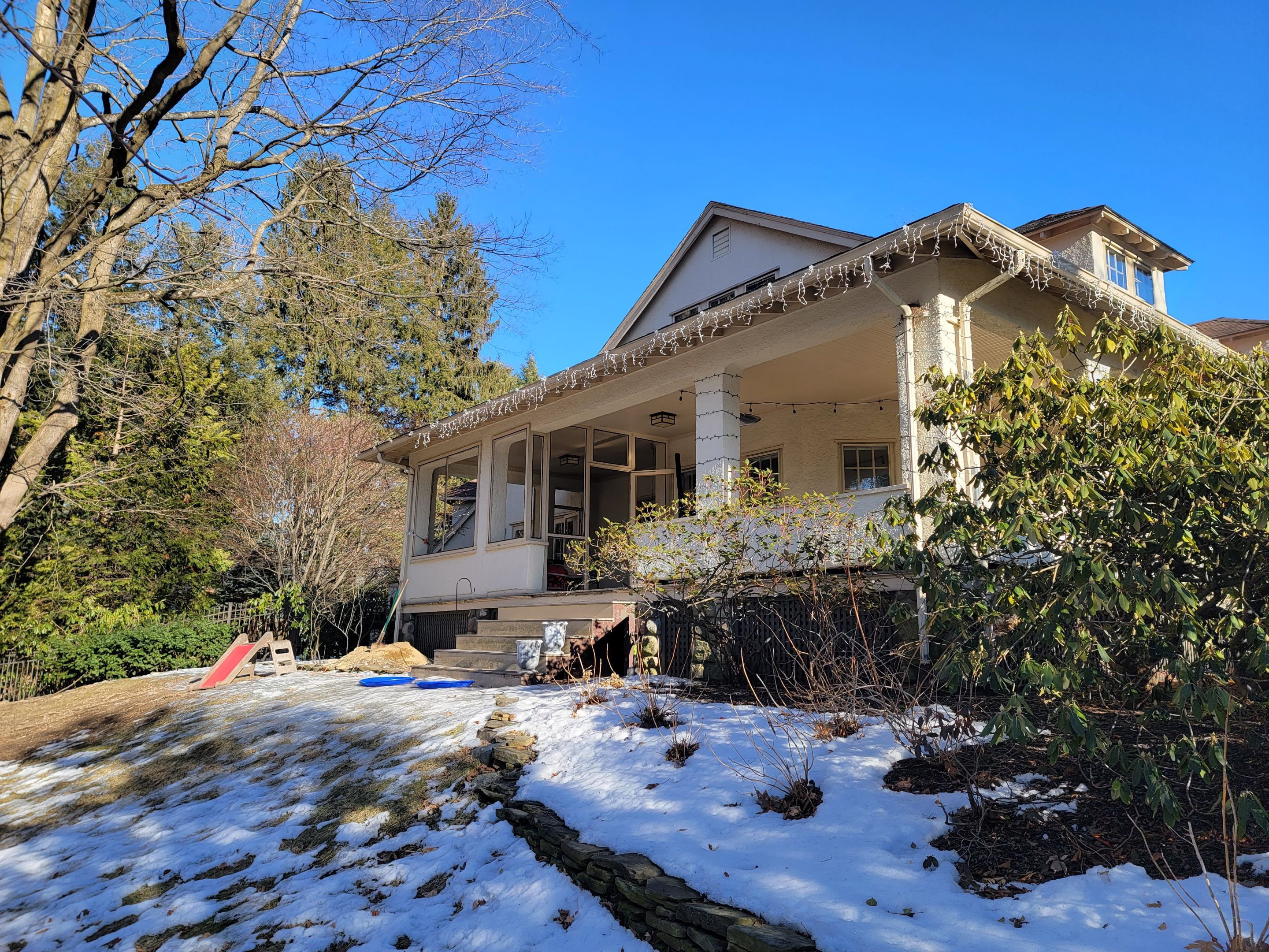 In progress: Exterior renovation in Wellesley MA by UBrothers Construction