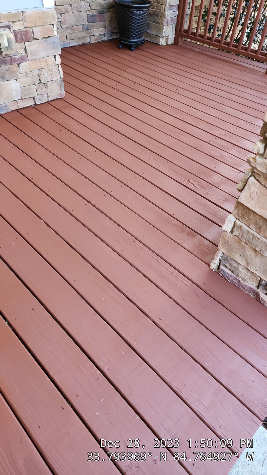 Fence Installation of Board on Board Capped Privacy by Titans of Timber Fence & Stain