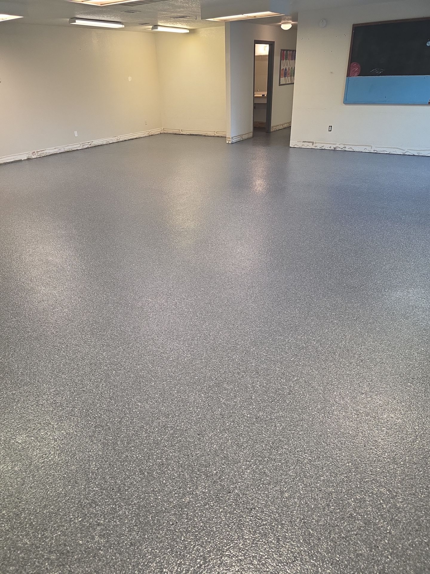 Custom Basalt Polyurea Interior Floor Coating Transformation in Atascadero by MGP Coatings