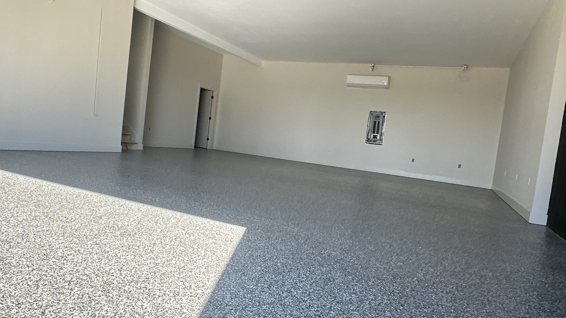 Steve V. transformed his garage with a new floor by Banner Garage