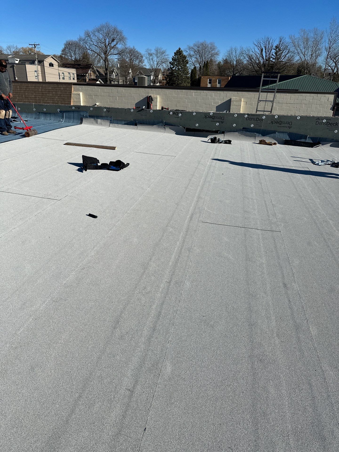 Commercial Roofing using Certainteed Flintastic Self Adhered by Stendahl Services