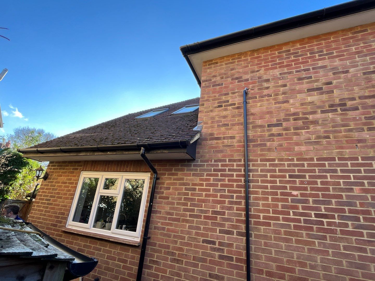 Roof Patio Driveway Clean using Mosmatic FSC and Biocide by Ges Exterior Cleaning ltd