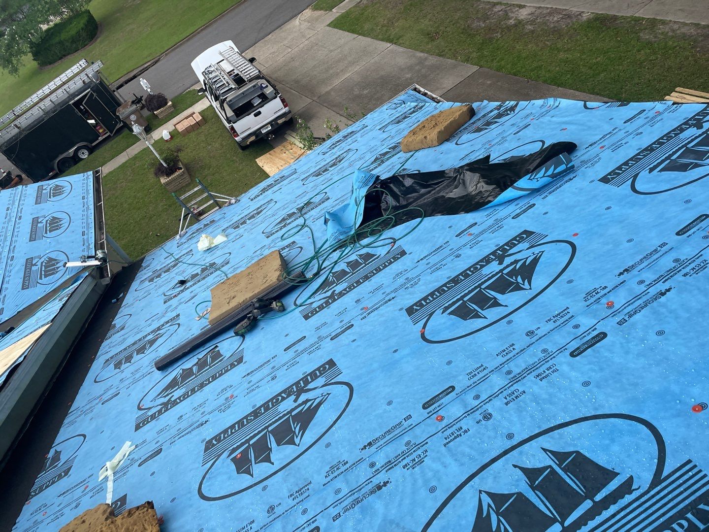 Residential Roofing Installation using Roof Replacement by American Roofing & Construction LLC