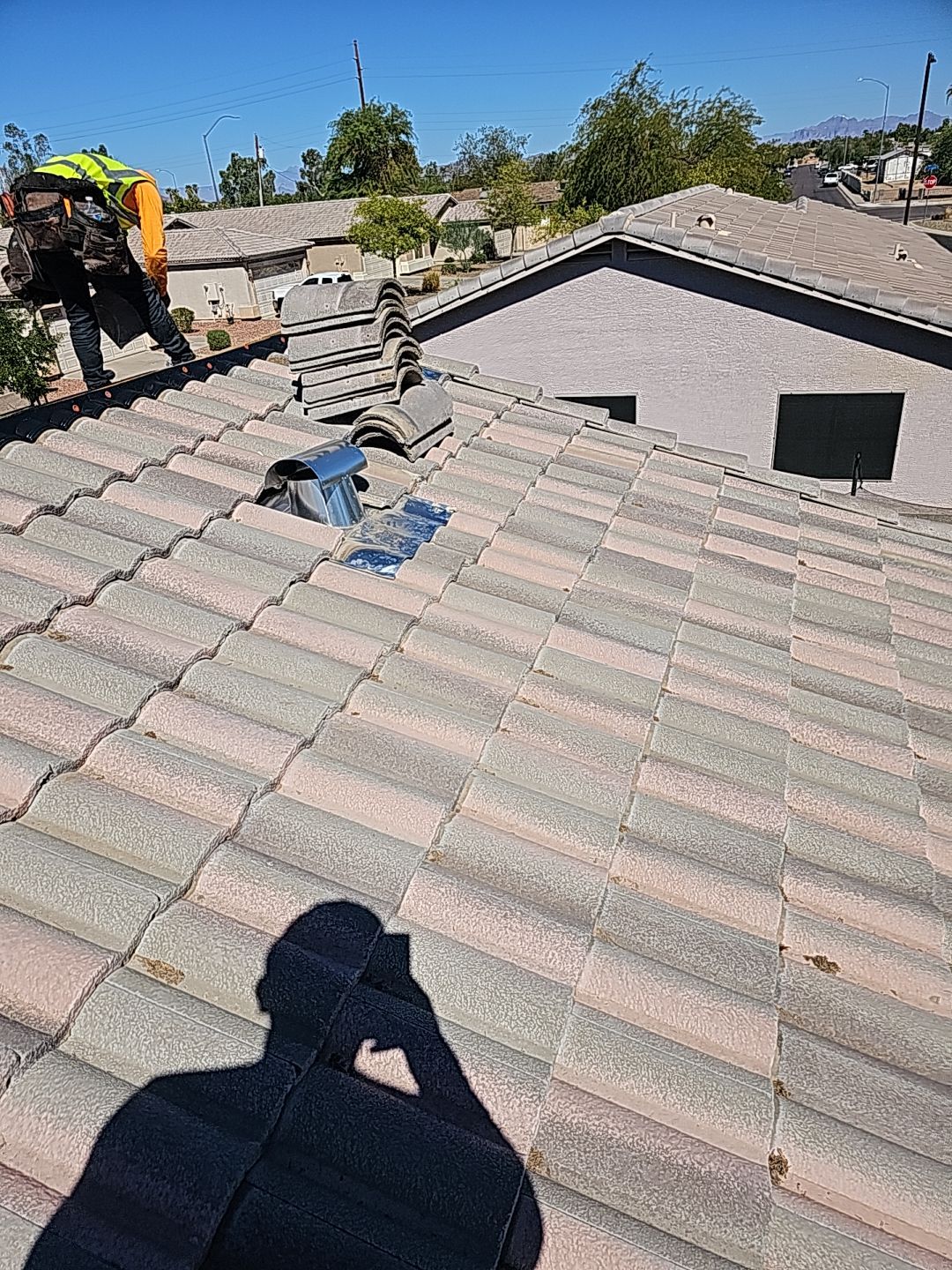Santa Fe Blend Concrete Tile by Reimagine Roofing