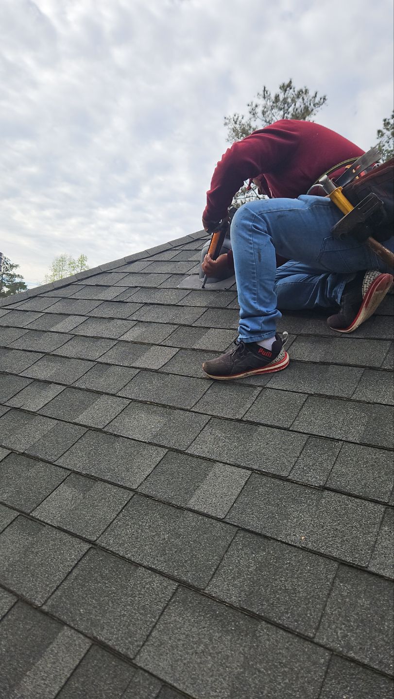 Roof Repair with PermaBoots, Gutter Installation, Cleaning, using 6" Seamless Gutters and Leaf Filter Guards by Indigo State Roofing