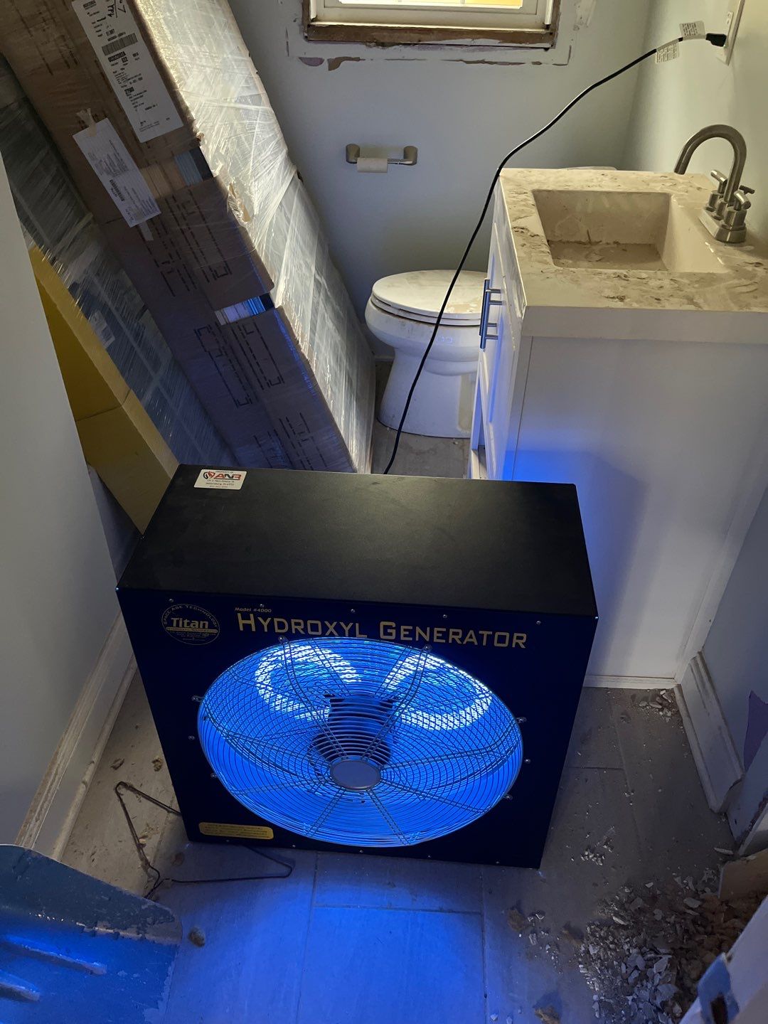 Fire Damage/Structural Cleaning with Hydroxyl Machine by ANR Restoration