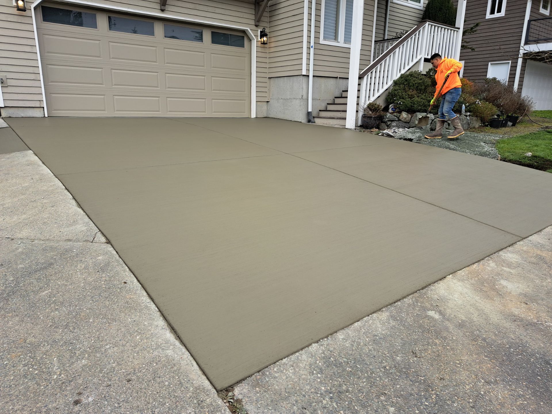 Concrete Driveway Renovation | Freeland  by Jireh Asphalt & Concrete Inc 