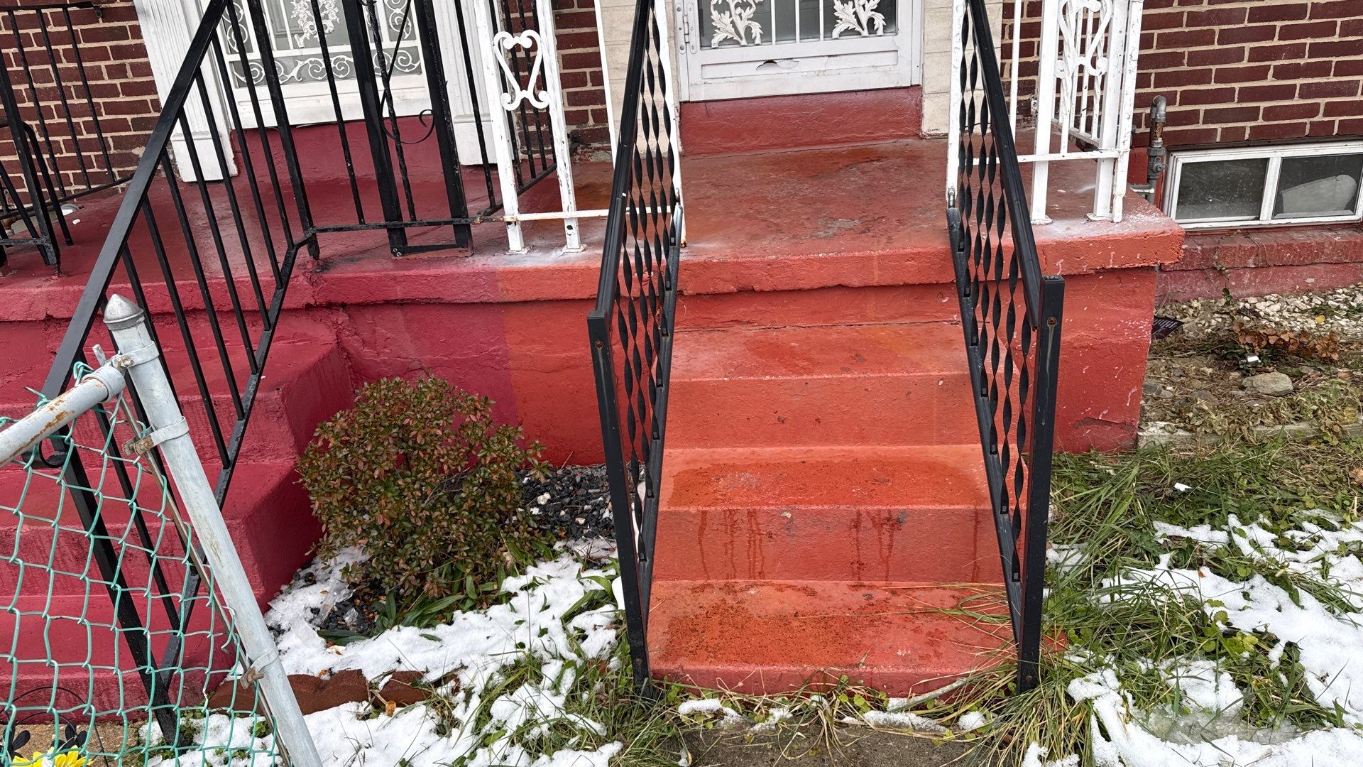 Concrete front porch painting-Baltimore) city by JpJ Service Consulting LL 