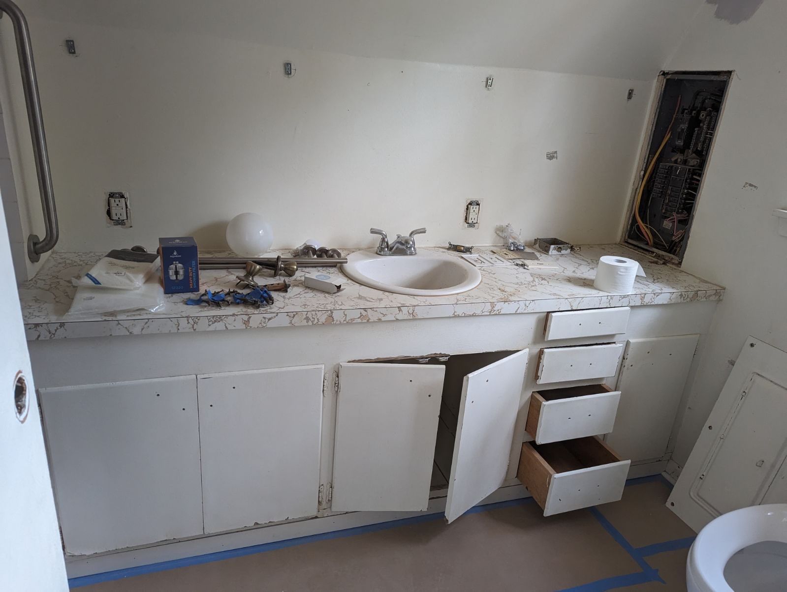 A Frame House Interior Repaint by Quality Coats Painting