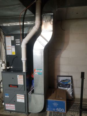 Furnace Installation using Amana 2 Stage High Efficiency Furnace