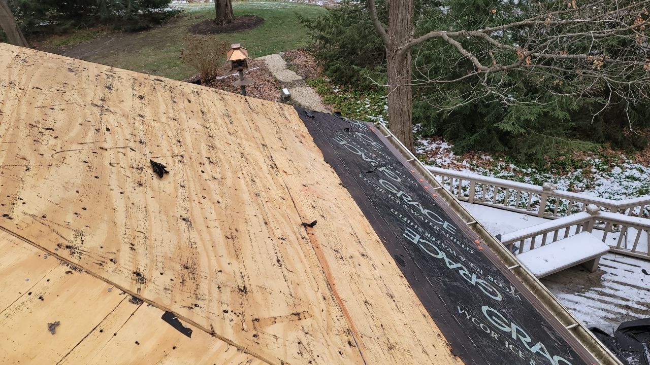 ATLAS PINNACLE HP COLOR: SCOTCHGARD HEATHERBLEND DRIP EDGE: MUSKET BROWN by Eagle Eye Roofing
