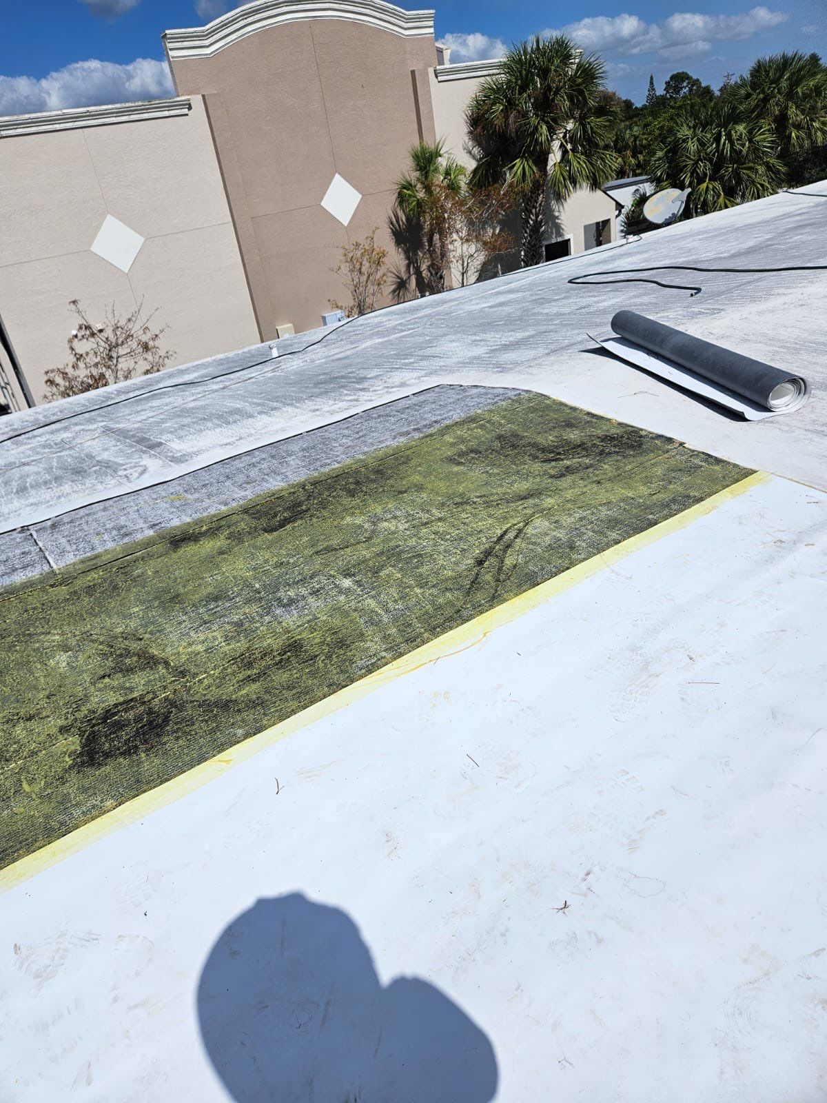 Commercial Roofing Repair using TPO and Metal Decking by Four Peaks Roofing